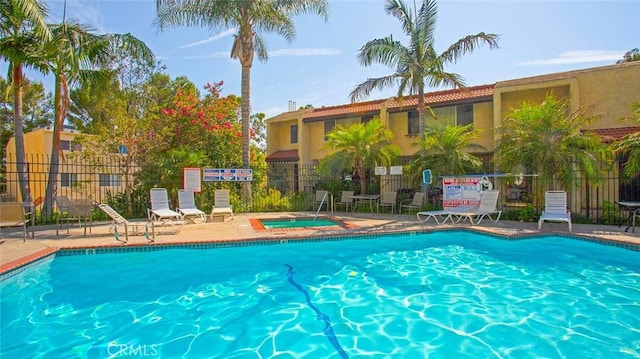 9436 Via Monique, Burbank, CA 91504 - community pool featuring a hot tub and a patio