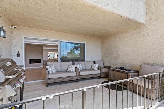 9436 Via Monique, Burbank, CA 91504 - view of patio with an outdoor hangout area and a grill