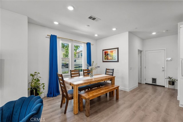 12062 Turnleaf Ave, Whittier, CA 90602 - dining space featuring light wood-style flooring and recessed lighting