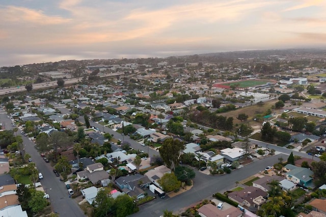 835 Cathy Ln, Cardiff By The Sea, CA 92007 - aerial view at dusk of a residential view