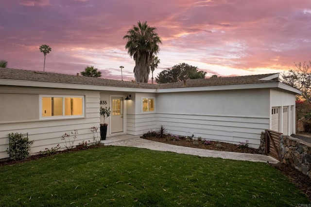 835 Cathy Ln, Cardiff By The Sea, CA 92007 - ranch-style house featuring a front lawn and an attached garage