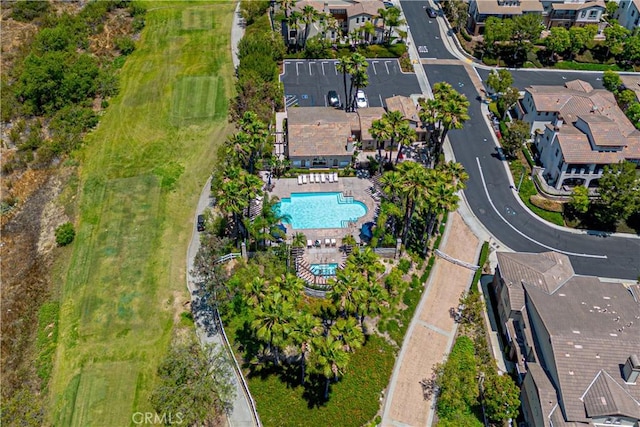 18956 Northern Dancer Ln, Yorba Linda, CA 92886 - aerial overview of property's location with nearby suburban area