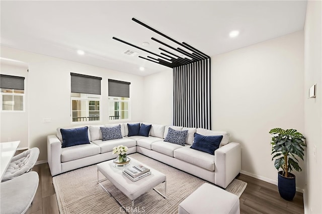 40497 Melrose Dr, Temecula, CA 92591 - living room with wood finished floors and recessed lighting