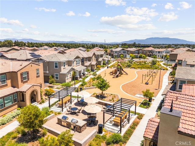 40497 Melrose Dr, Temecula, CA 92591 - aerial view of residential area with mountains