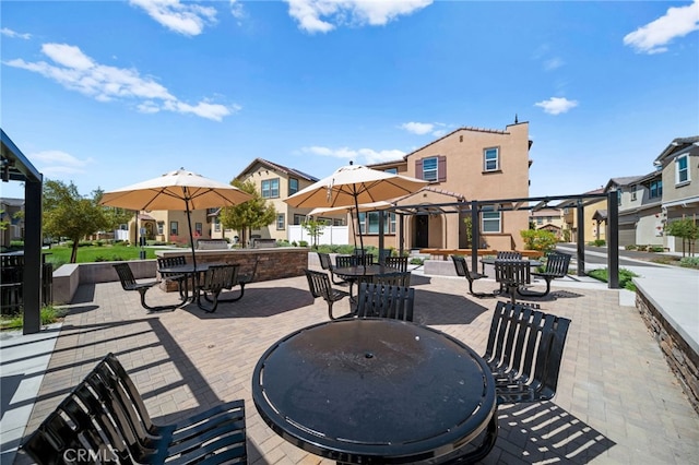 40497 Melrose Dr, Temecula, CA 92591 - view of patio / terrace featuring a residential view and outdoor dining space