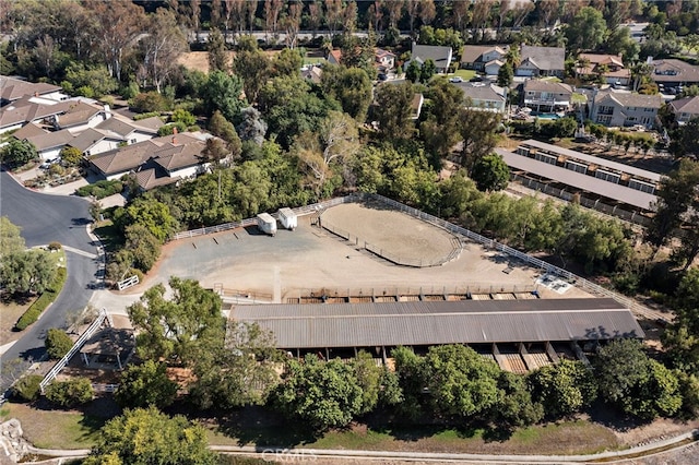 7543 E Twinleaf Trl, Orange, CA 92869 - aerial overview of property's location with nearby suburban area