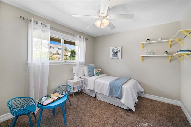 7543 E Twinleaf Trl, Orange, CA 92869 - bedroom featuring carpet and a ceiling fan