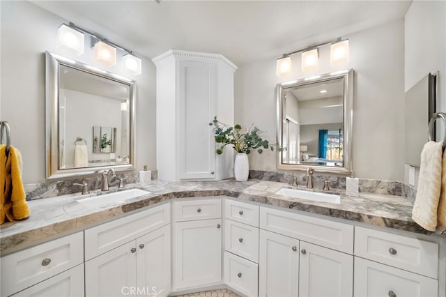 7543 E Twinleaf Trl, Orange, CA 92869 - bathroom with double vanity