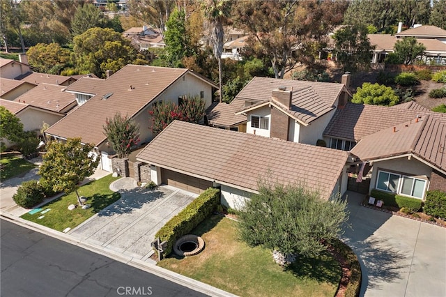 7543 E Twinleaf Trl, Orange, CA 92869 - aerial perspective of suburban area