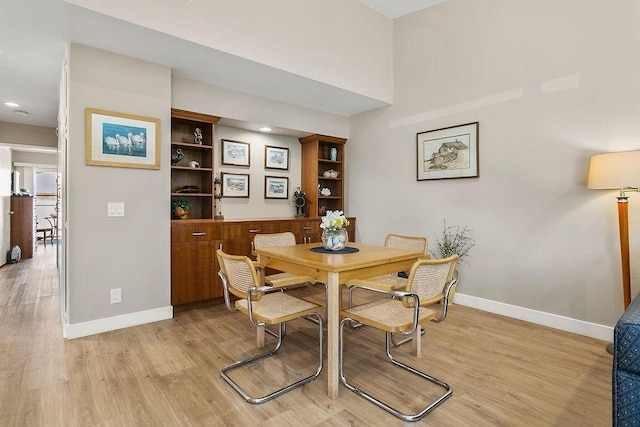 8815 Yuba Cir Unit 1102B, Huntington Beach, CA 92646 - dining space featuring light wood-type flooring and recessed lighting