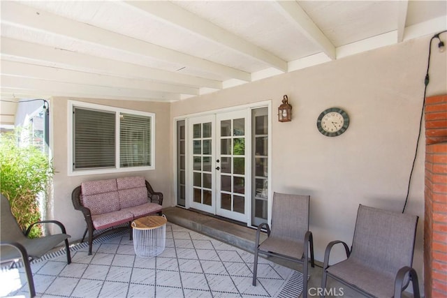 3360 Vanderbilt Ave, Turlock, CA 95382 - view of patio with french doors and an outdoor hangout area