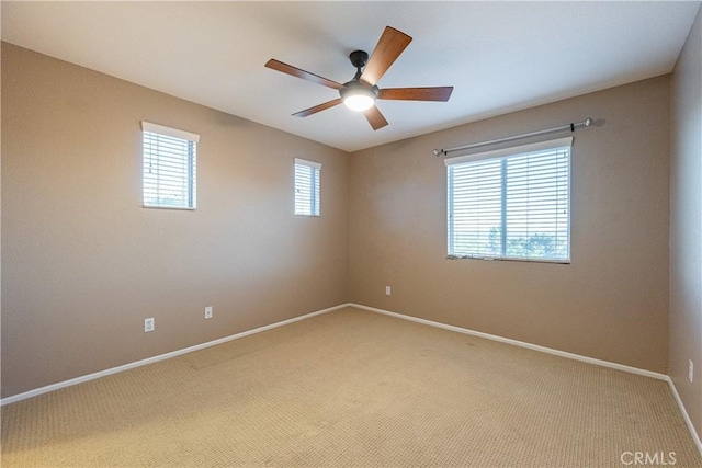 35467 Meadow Park Cir, Wildomar, CA 92595 - empty room featuring ceiling fan and light colored carpet