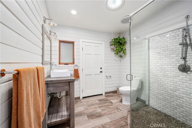 24537 Dry Canyon Cold Creek Rd, Calabasas, CA 91302 - bathroom with a stall shower and vanity