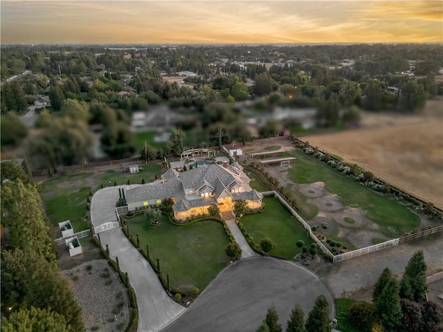 6550 N Blackhawk Ln, Clovis, CA 93619 - aerial view at dusk