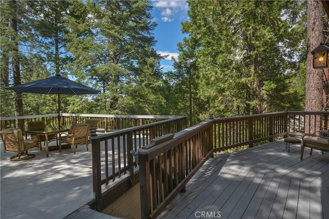 26873 Huron Rd, Lake Arrowhead, CA 92317 - view of deck