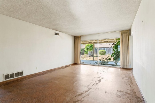 1341 E Monroe, Orange, CA 92867 - unfurnished room with a textured ceiling and concrete floors