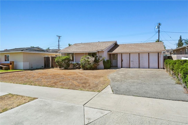 1341 E Monroe, Orange, CA 92867 - ranch-style house with driveway, an attached garage, and stucco siding