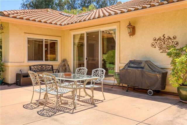 665 Silver Charm Dr, Arroyo Grande, CA 93420 - view of patio / terrace with outdoor dining area and a grill