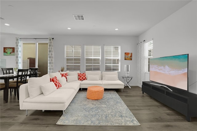 8595 Founders Grove St, Chino, CA 91708 - living room with wood finished floors and recessed lighting