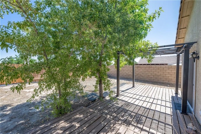 2917 Fairfield Ave, Palmdale, CA 93550 - wooden terrace with a fenced backyard