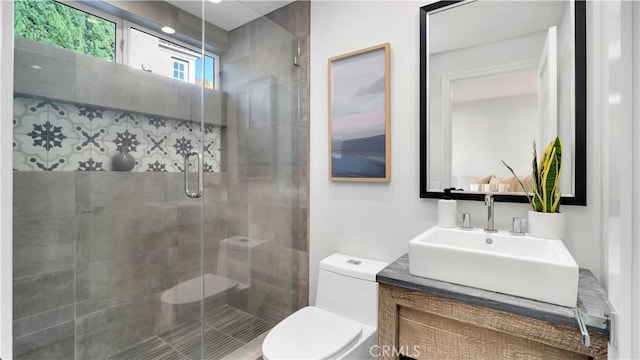 4855 Green Crest Dr, Yorba Linda, CA 92887 - bathroom with a stall shower and vanity