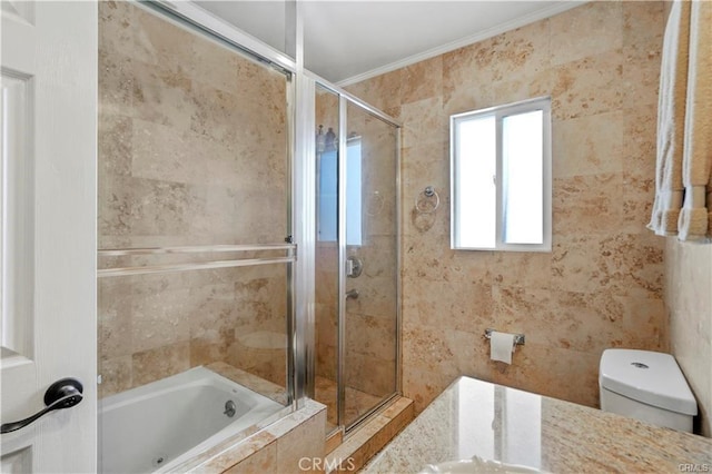 7060 Morse Ave, North Hollywood, CA 91605 - full bath featuring toilet and crown molding