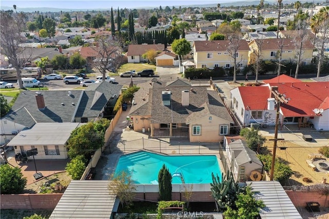 7060 Morse Ave, North Hollywood, CA 91605 - aerial view of residential area featuring a pool area