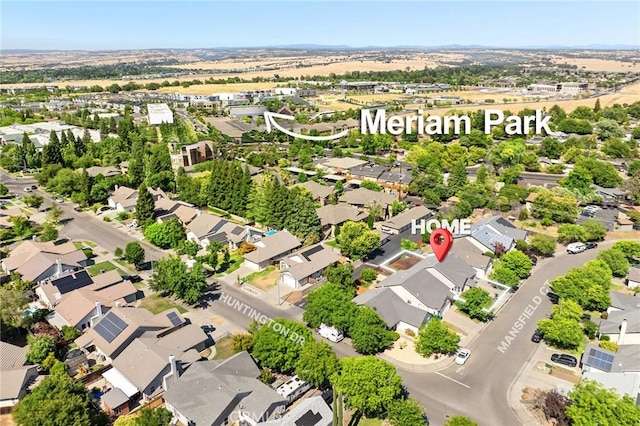 2078 Mansfield Ct, Chico, CA 95928 - aerial perspective of suburban area