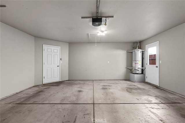 2078 Mansfield Ct, Chico, CA 95928 - garage featuring water heater and a garage door opener
