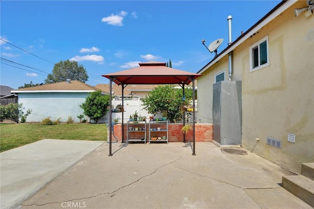 108 Chula St, Monrovia, CA 91016 - view of patio featuring a gazebo
