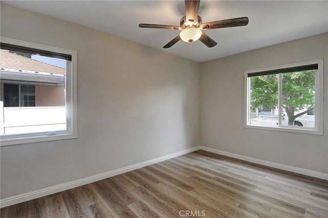108 Chula St, Monrovia, CA 91016 - unfurnished room featuring wood finished floors and a ceiling fan