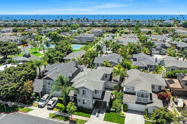 6925 Waters End Dr, Carlsbad, CA 92011 - aerial perspective of suburban area featuring a nearby body of water