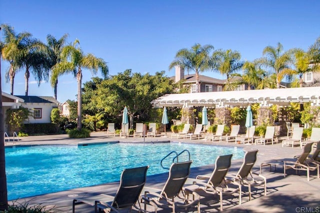 6925 Waters End Dr, Carlsbad, CA 92011 - community pool featuring a patio area