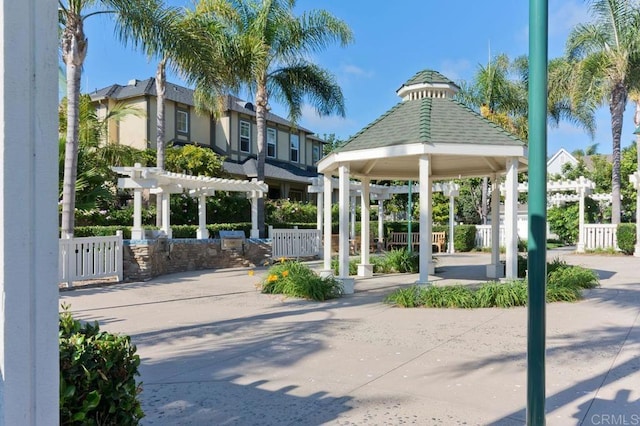 6925 Waters End Dr, Carlsbad, CA 92011 - view of community with a pergola and a gazebo