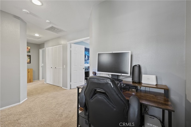 27151 Manor Cir Unit 54, Valencia, CA 91354 - carpeted office with baseboards and recessed lighting