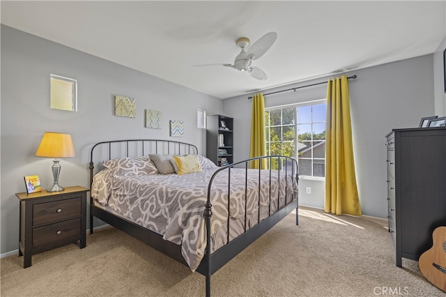 27151 Manor Cir Unit 54, Valencia, CA 91354 - bedroom featuring carpet flooring and ceiling fan
