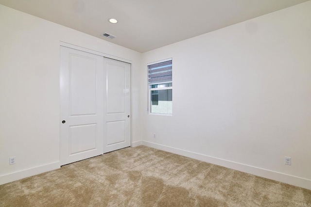 2415 Calle Grandon, Chula Vista, CA 91913 - unfurnished bedroom featuring carpet flooring, a closet, and recessed lighting