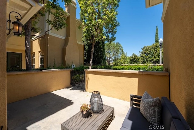 180 Guinevere, Irvine, CA 92620 - view of patio / terrace featuring a gate
