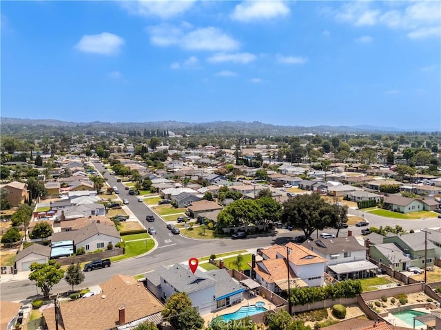 14750 Danbrook Dr, Whittier, CA 90604 - aerial view of residential area featuring a pool area