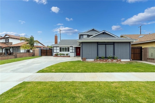 14750 Danbrook Dr, Whittier, CA 90604 - view of front of property featuring a gate and concrete driveway