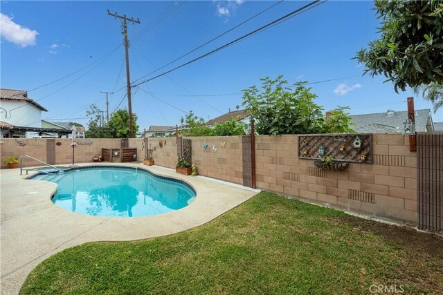 14750 Danbrook Dr, Whittier, CA 90604 - view of pool with a fenced backyard