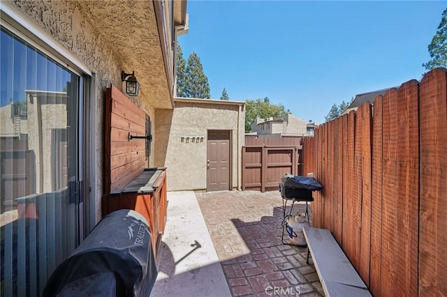 1748 S Mountain Ave Unit A, Ontario, CA 91762 - fenced backyard with a patio area