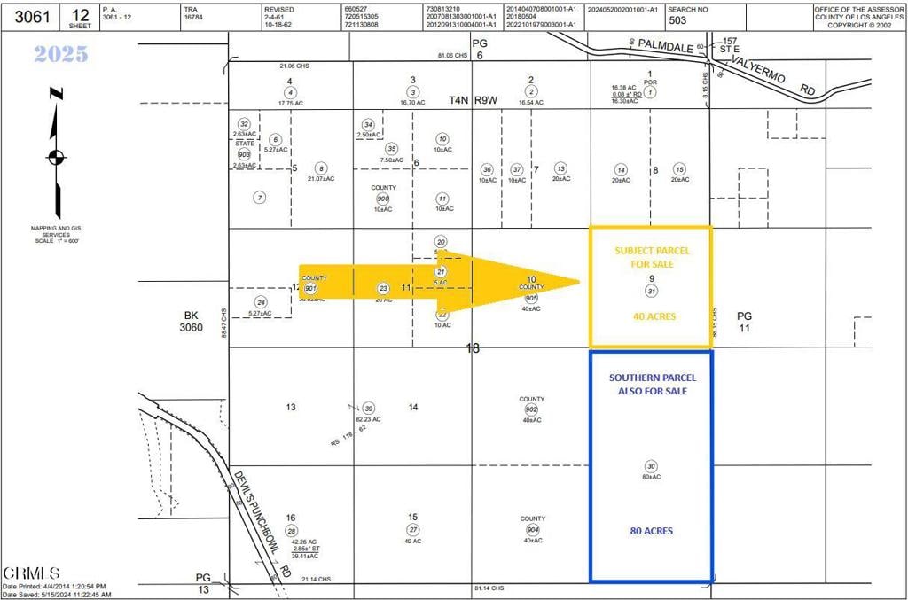 0 Valyermo Rd, Valyermo, CA 93563
