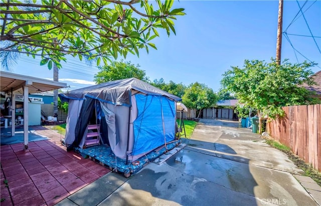 1493 W Grand Ave, Pomona, CA 91766 - view of swimming pool with a fenced backyard and a patio