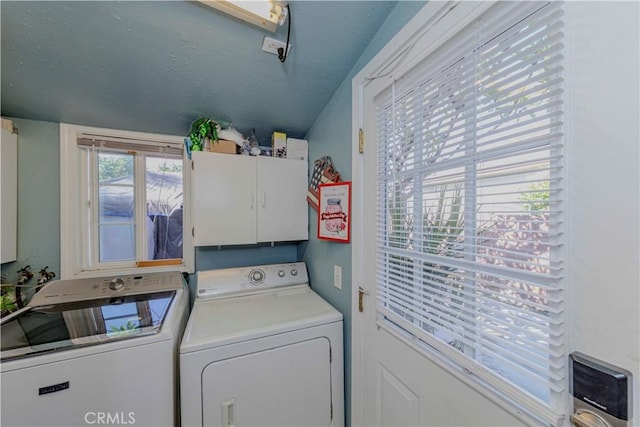 1493 W Grand Ave, Pomona, CA 91766 - washroom featuring independent washer and dryer and cabinet space