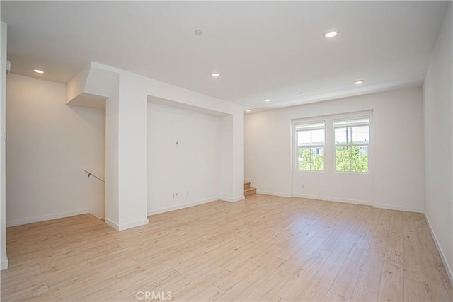 1239 Bonnet Way, Torrance, CA 90502 - spare room featuring light wood-style floors and recessed lighting