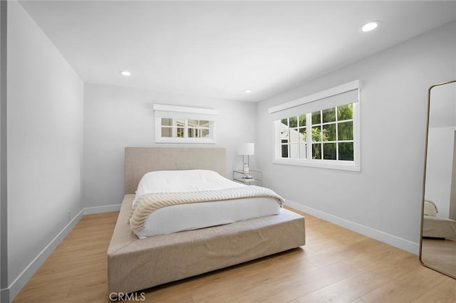 17437 Chase St, Northridge, CA 91325 - bedroom featuring wood finished floors and recessed lighting