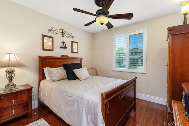 31676 Brentworth St, Menifee, CA 92584 - bedroom with dark wood-type flooring and a ceiling fan