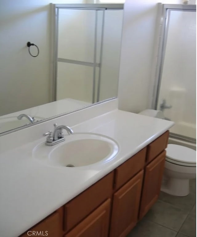 2237 Pajaro St, Oxnard, CA 93030 - full bath with vanity, tile patterned floors, and shower / washtub combination