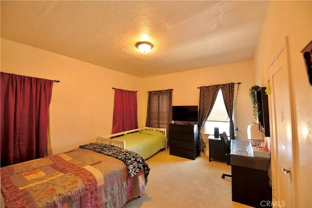 3945 Woolwine Dr, Los Angeles, CA 90063 - carpeted bedroom with a textured ceiling and an office area